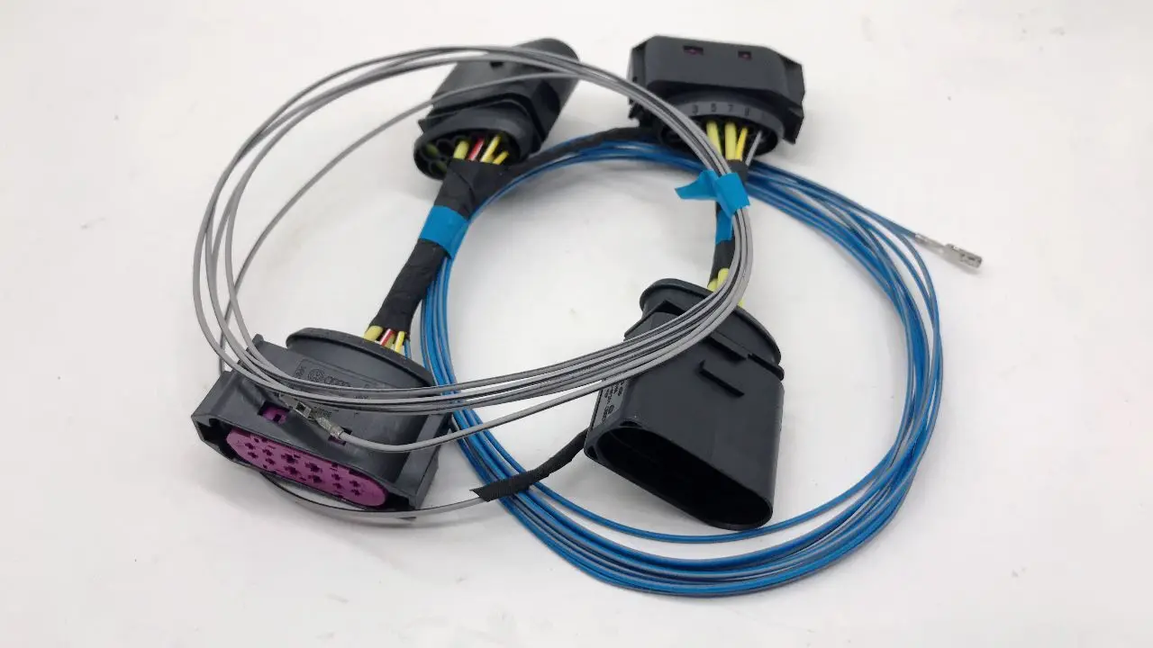 CHESHUNZAI HID ксеноновая фара от 10 до 12 Pin разъем адаптер для Jetta MK5 Golf 5|mk5 xenon headlights|adapter