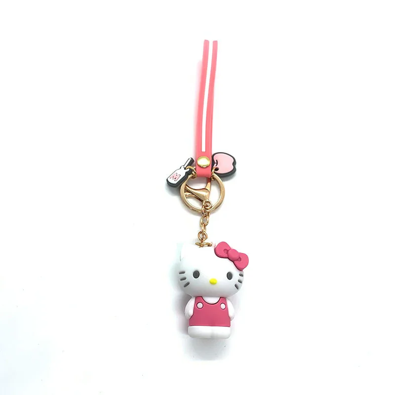 Kawaii Sanrioed HelloKt Mymelody Kuromi Cinnamoroll Purin японский персонаж аниме брелок на рюкзак |