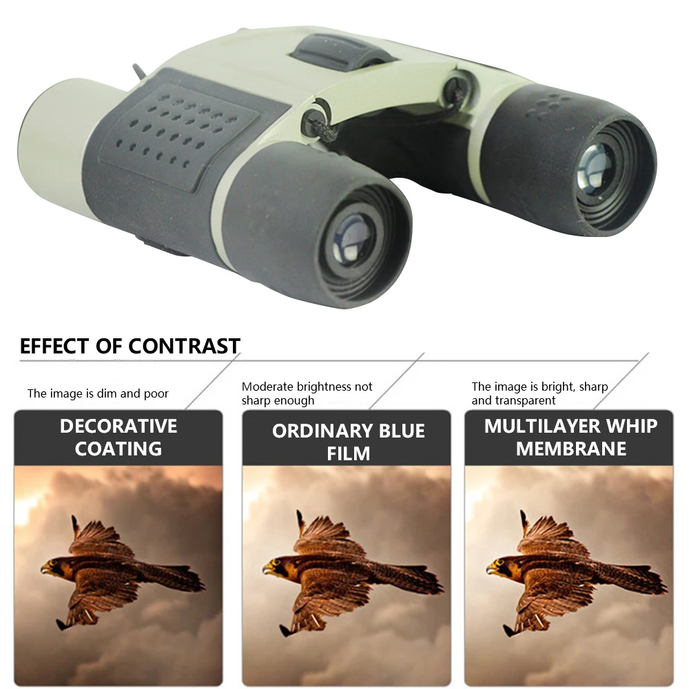 

8x21 Binoculars High-Definition Binoculars High Times Zoom Portable Telescope Necessary Equipment for Hiking Camping