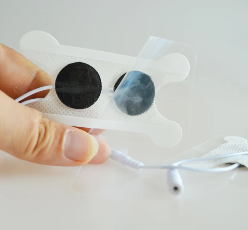 10 пар в комплекте Самоклеящаяся электродными пластинами для Тенс акупунктуры