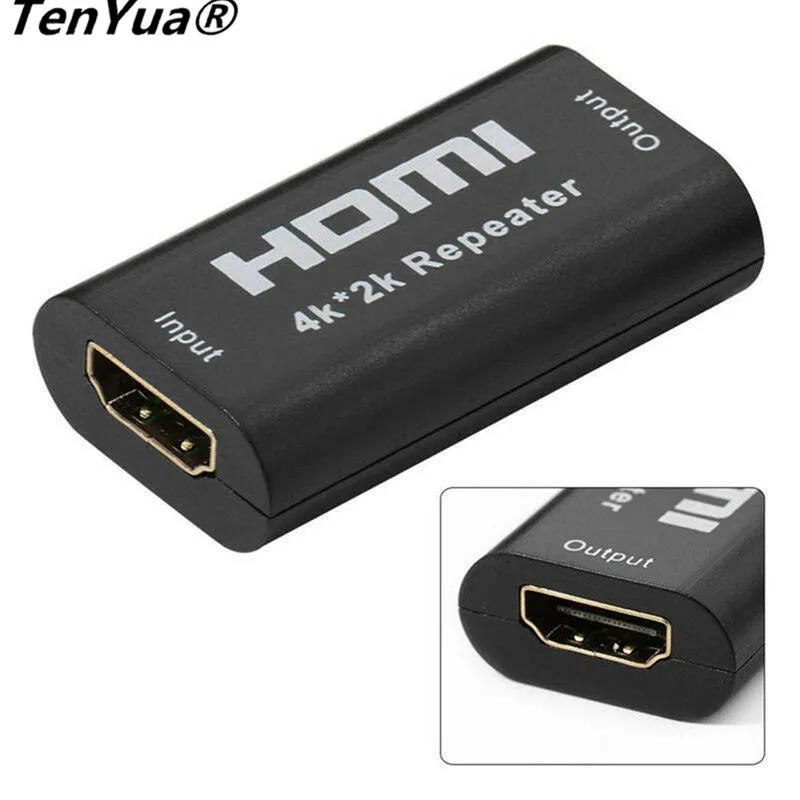 Мини 1080P 4K* 2K HDMI удлинитель повторитель 3D HDMI адаптер Усилитель сигнала Усилитель 4,95 Гбит/с по сигналу HDTV AH131+ HDMI удлинитель