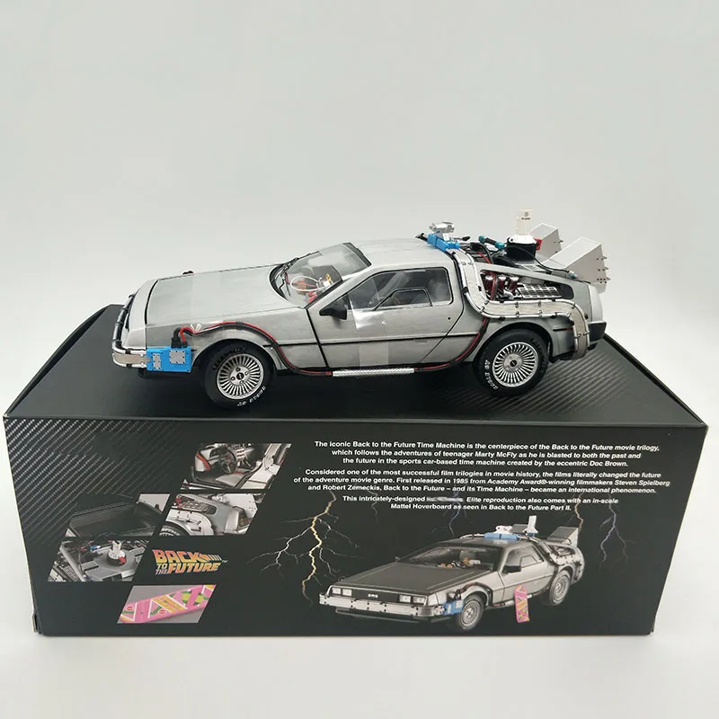 Back To The Future Diecast 1/18 литьем под давлением из сплава в виде металлического часть 3
