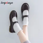 Женские туфли lolita, японская Милая Черная Обувь для косплея, женские кроссовки в стиле 