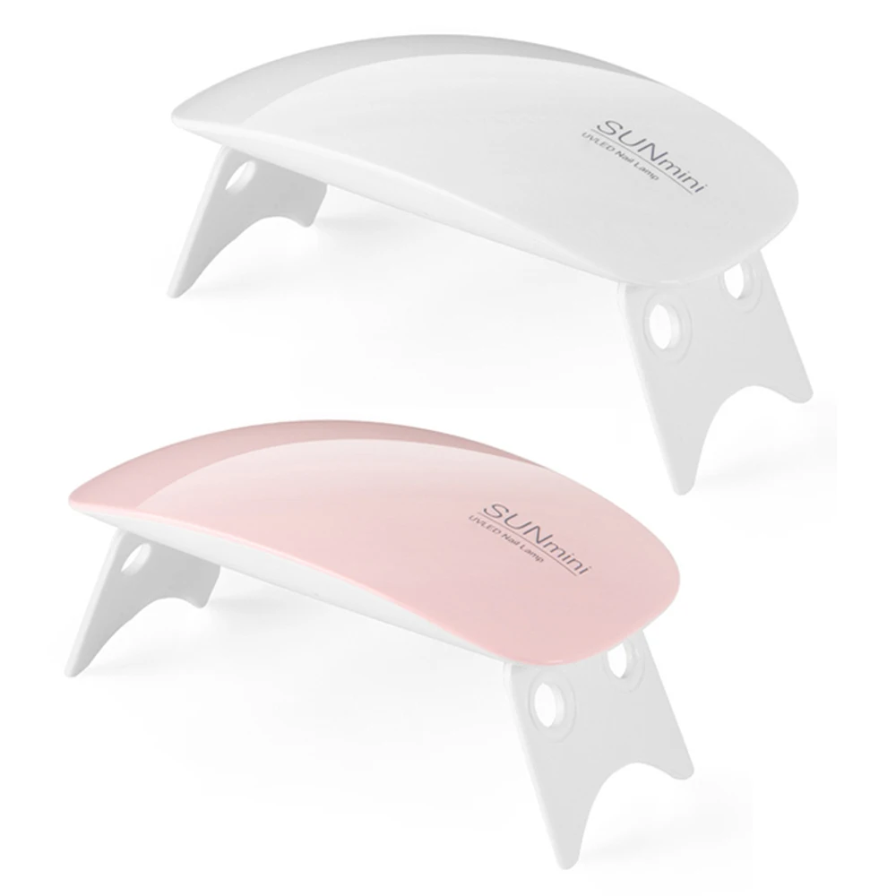 Светодиодный УФ светильник для ногтей 6 Вт мини лампа маникюра Сушилка