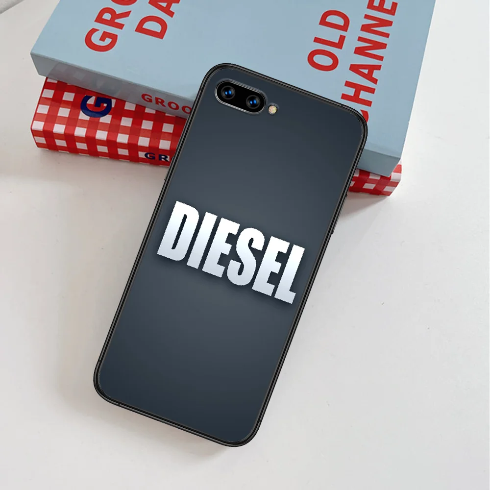 

Diesel Fashion Trend Brand Phone Case For Huawei Honor 6A 7A 7C 8 8A 8X 9 9X 10 10i 20 Lite Pro Play black Bumper Tpu Back