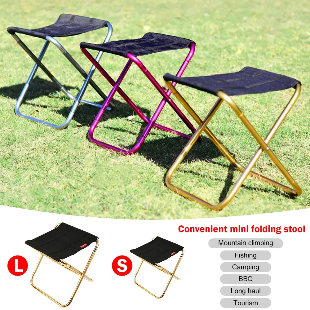 

Folding Small Stool Beach Stool Portable Mare Ultra Light Subway Train Travel Picnic Camping Fishing Chair Outdoor Furniture