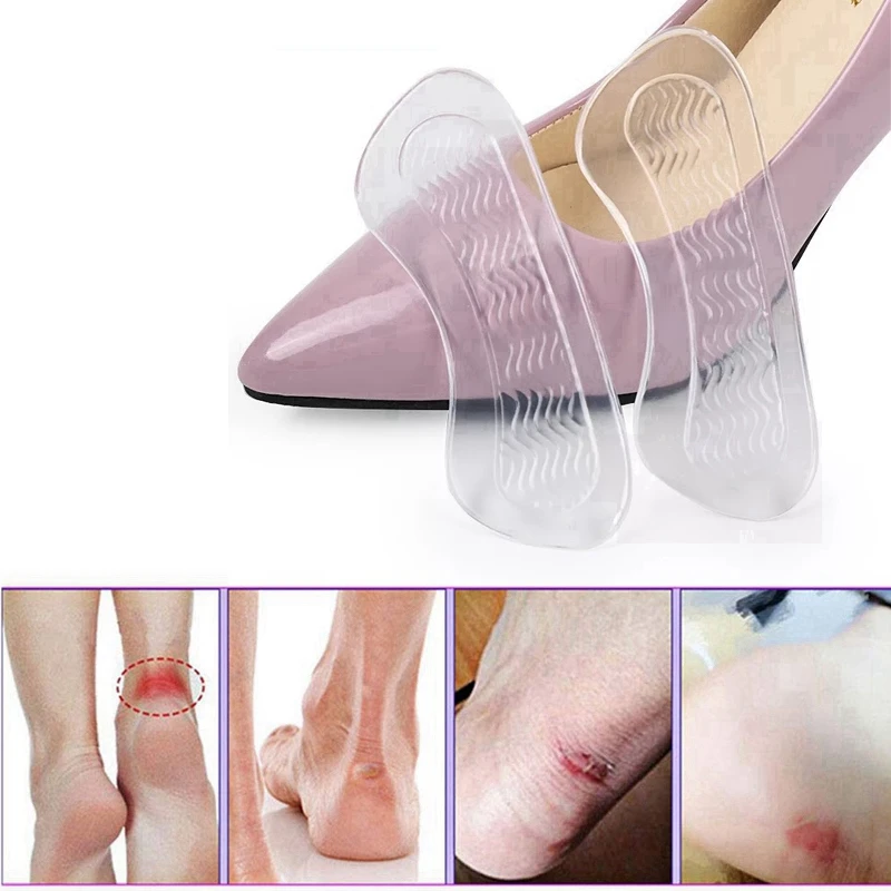 

Soft Silicone Gel Insoles Women's high heels Foot Care Tool Inserts & Cushions High elasticity Invisible Orthopedic insole