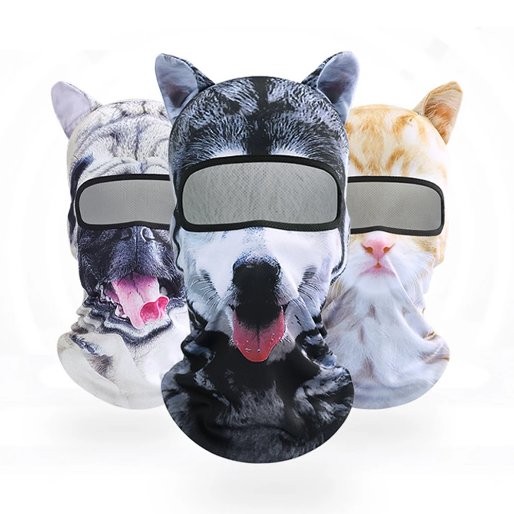 

3D подставка уши животные Балаклава маска для лица для музыкальных фестивалей, Рейв, лыж, Хэллоуин, вечеринки активного отдыха