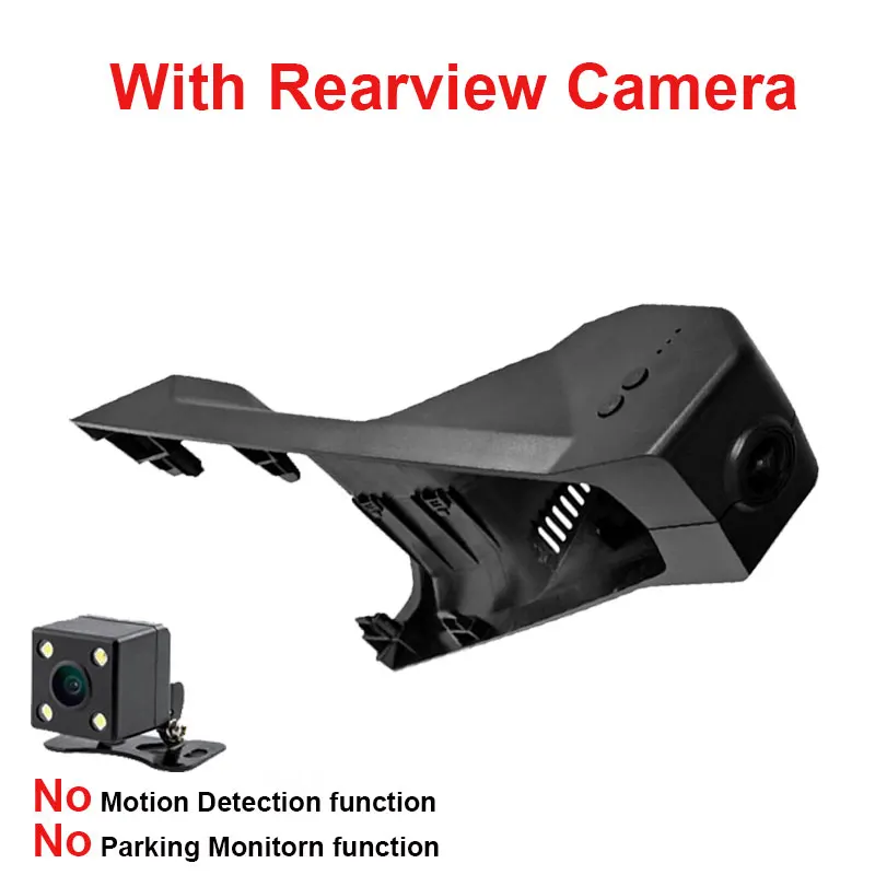 With Rear Lens Kampacar Novatek 96658 автомобильный Wifi DVR видеорегистратор две камеры Авто рекордер для peugeot 3008 Allure 4008 5008 DS7 два объектива Автомобильные видеорегистраторы - Название цвета: With Rear Lens