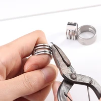 1pcs stainless steel jump ring open closing finger jewelry making tools fit diy craft circle bead pliers opening helper tools
