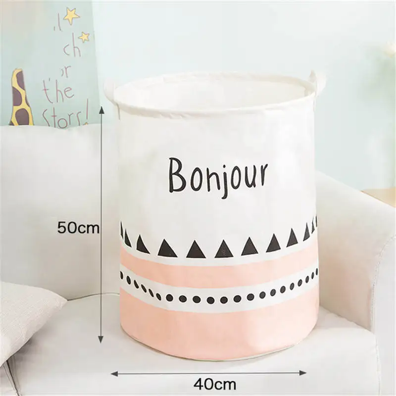 Laundry Basket Pink ONEUP большая корзина для хранения белья Водонепроницаемая грязная одежда корзина для игрушек корзина для стирки грязная одежда корзины для хранения мелочей коробка - Цвет: Laundry Basket Pink