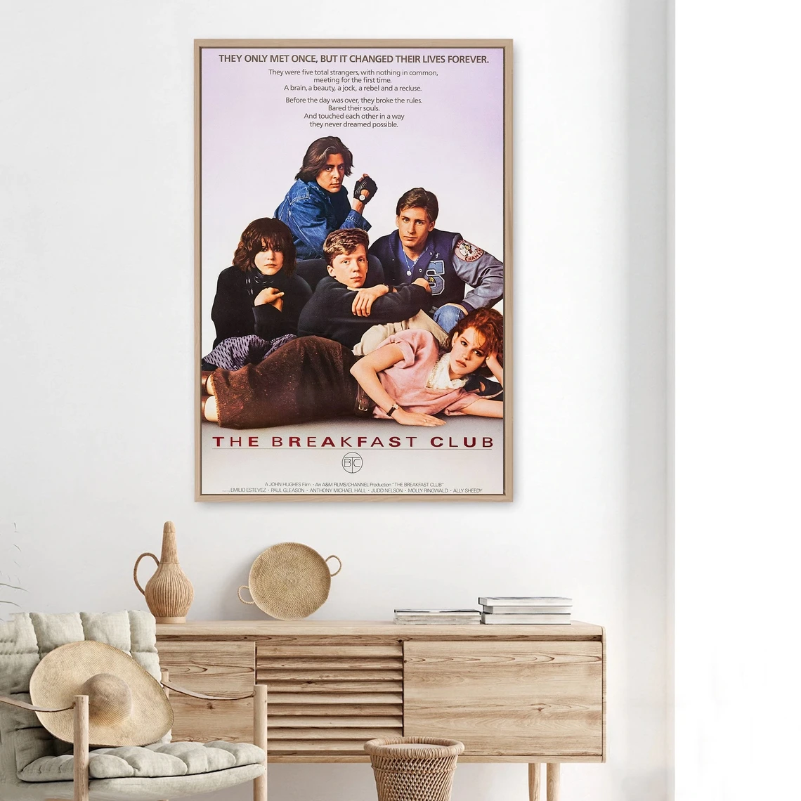 

The Breakfast Club Movie Poster Classic Vintage Wall Painting Art Poster Decorate Movie Promotion Canvas Poster Cover