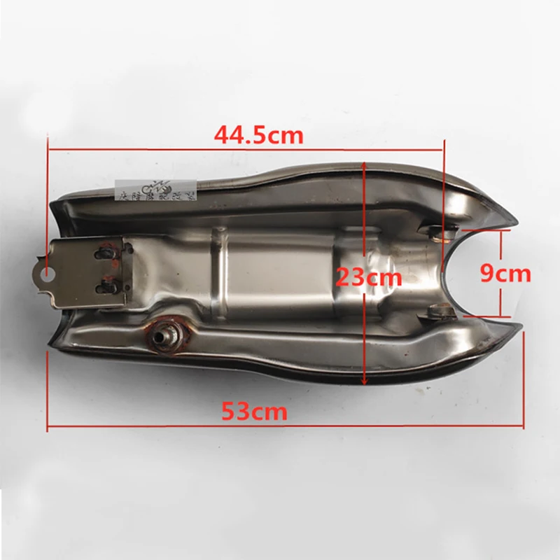 Handmade 9L Vintage Cafe Racer Motorcycle Fuel Tank Bare Steel with Thick Iron Cap Switch For YAMAHA RD50 RD350 Honda CG125 | Автомобили и