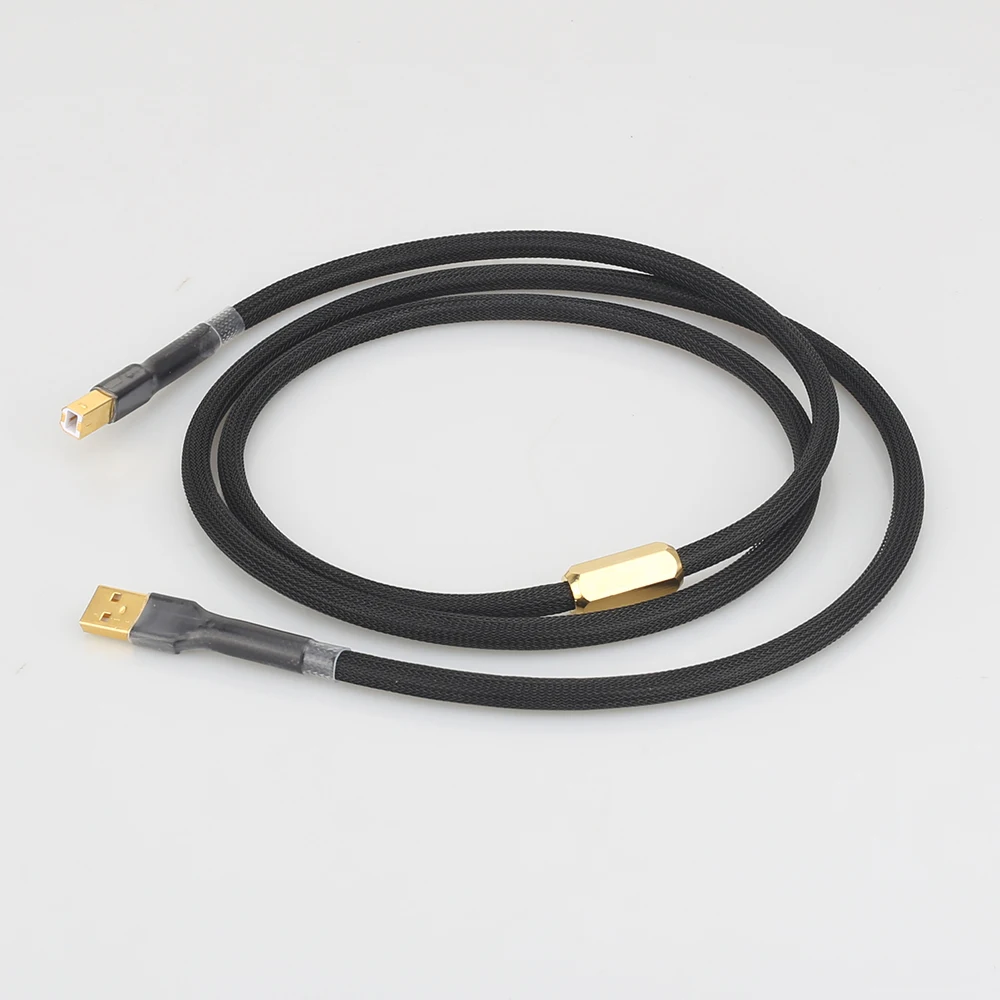Кабель передачи данных A53 + XW71 Hifi USB кабель типа A в Тип B для DAC USB|hifi usb cable|usb hifi cabledac