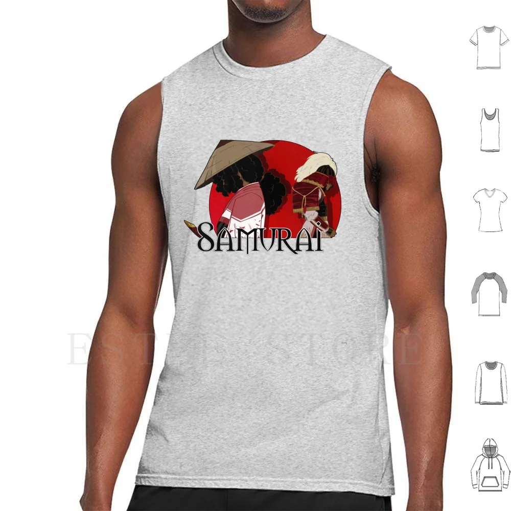 

Tank Tops Vest Sleeveless Black Natural Hair African American Nigerian Japanese Blasian Anime Ethnic Dynasty Warring