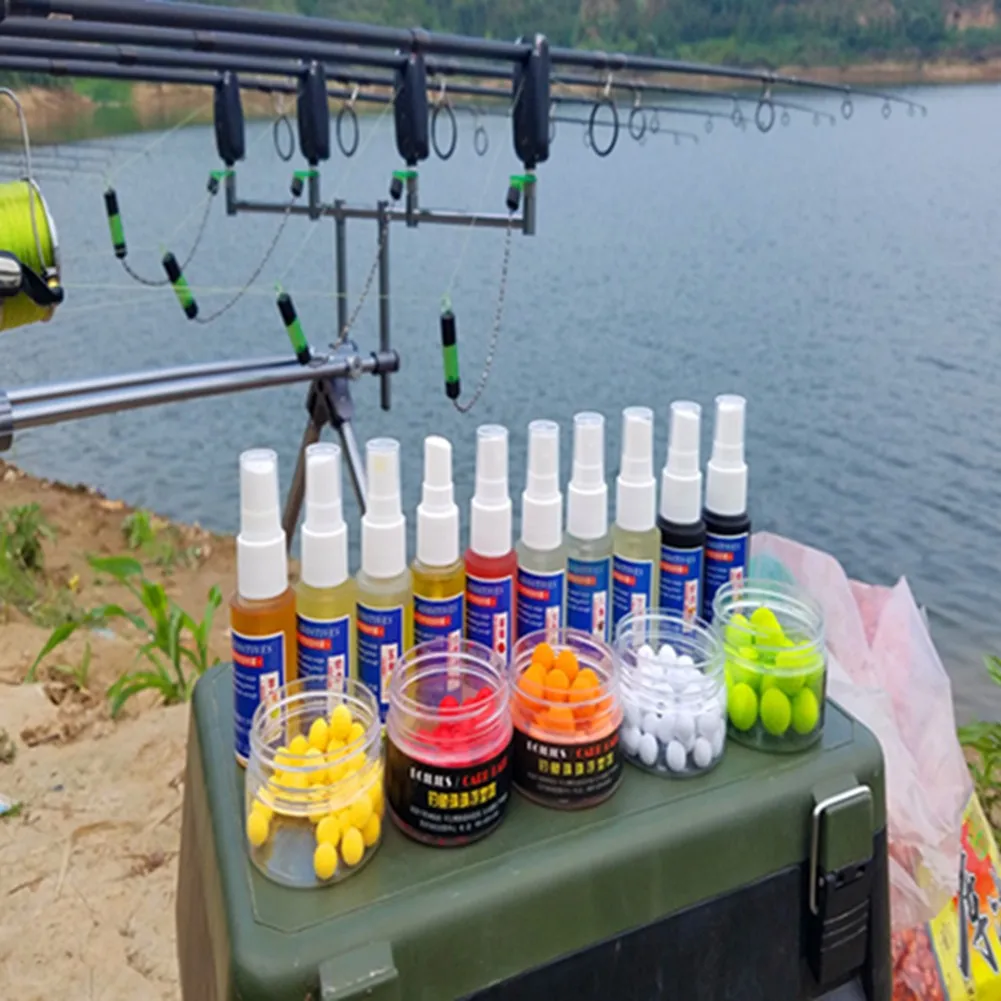 Купи 20ml Carp Fishing Bait Additive Boilies Pop-Up Pellet Attractant Flavoured Spray Fishing Lure Smell Flavor Tool Pesca Iscas за 52 рублей в магазине AliExpress