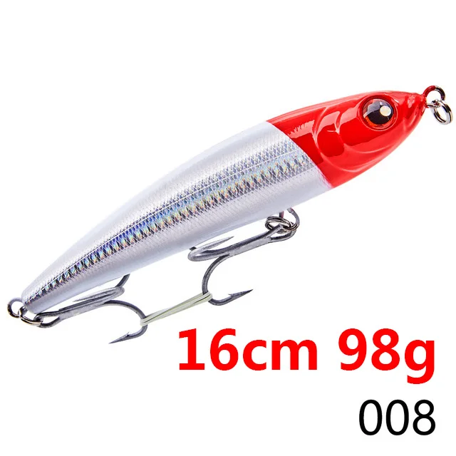 16008 Hunthouse GT stickbait Тонущая приманка карандаш морская жесткая приманка для рыбалки Троллинг приманка Тунец Морская рыбалка Япония крюк Сделано noeby - Цвет: 16008