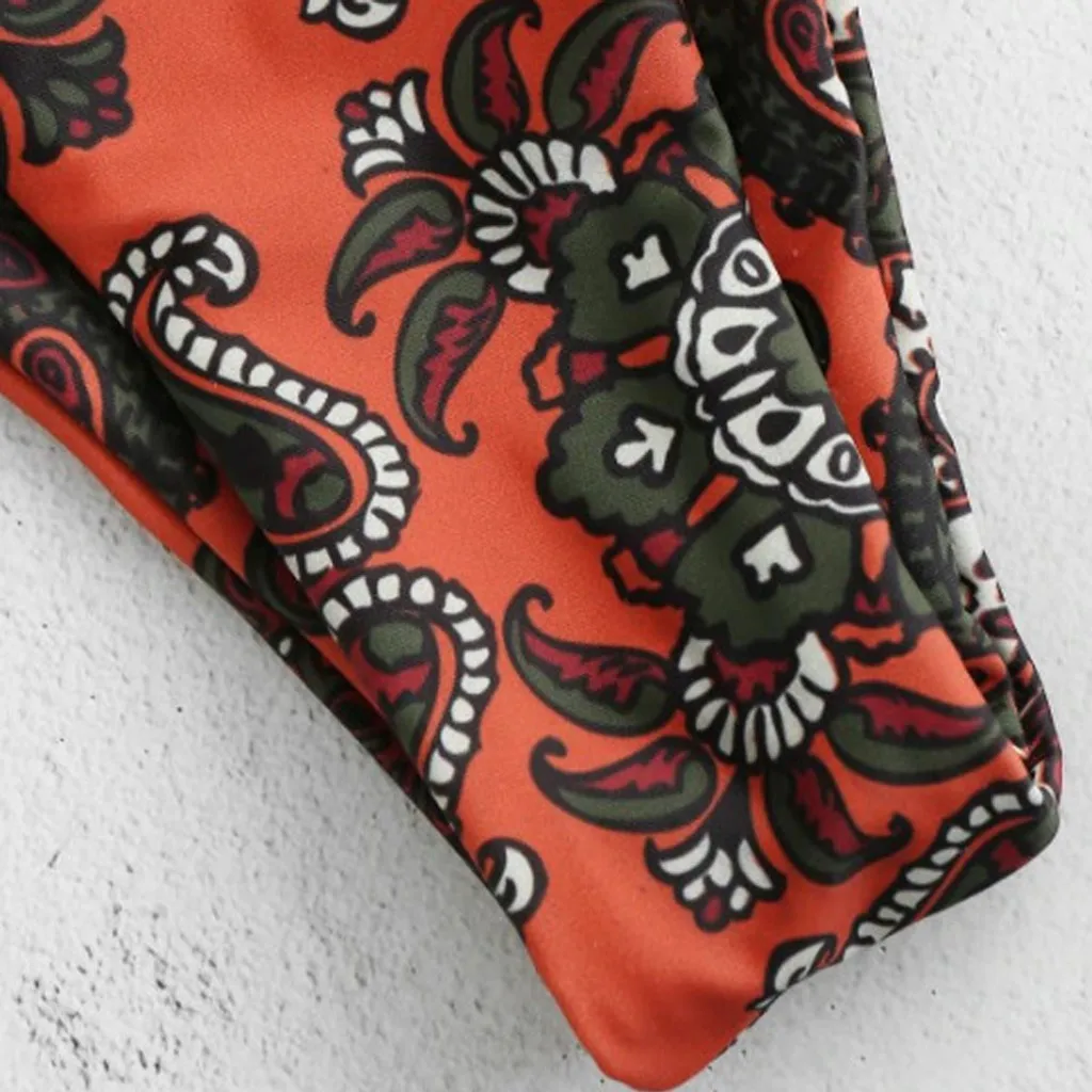 

sexy lady Women's Bikini Swimsuit Halter two pieces Swimwear padded Bra bathing beach Suit Female fashion Beachwear Tankini Z