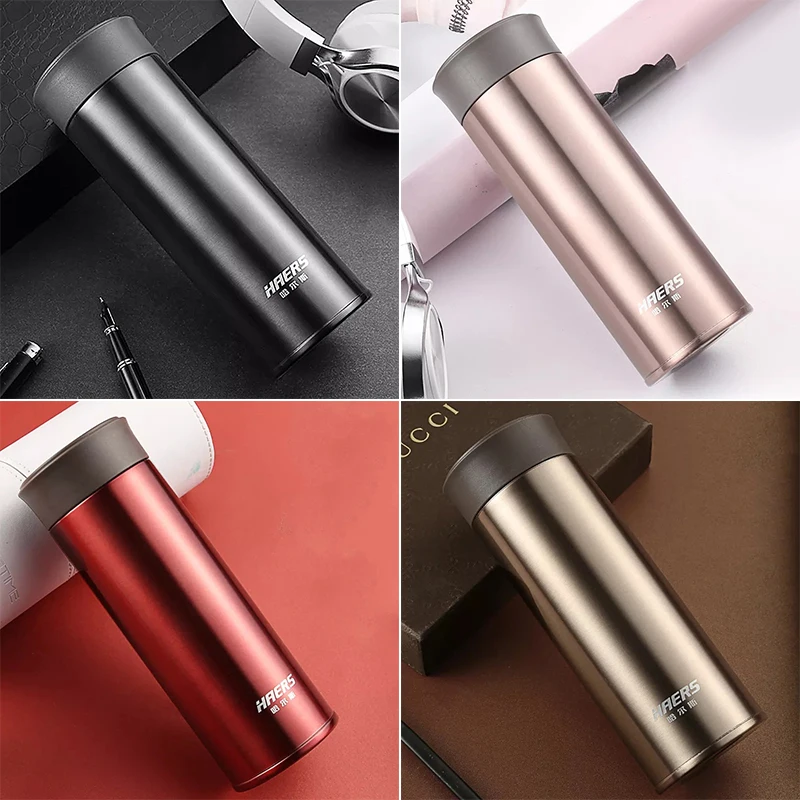 350ml Thermos Tea Vacuum Flask With Filter Stainless Steel 304 Thermal Cup Coffee Mug Water Bottle Office Business Home | Дом и сад