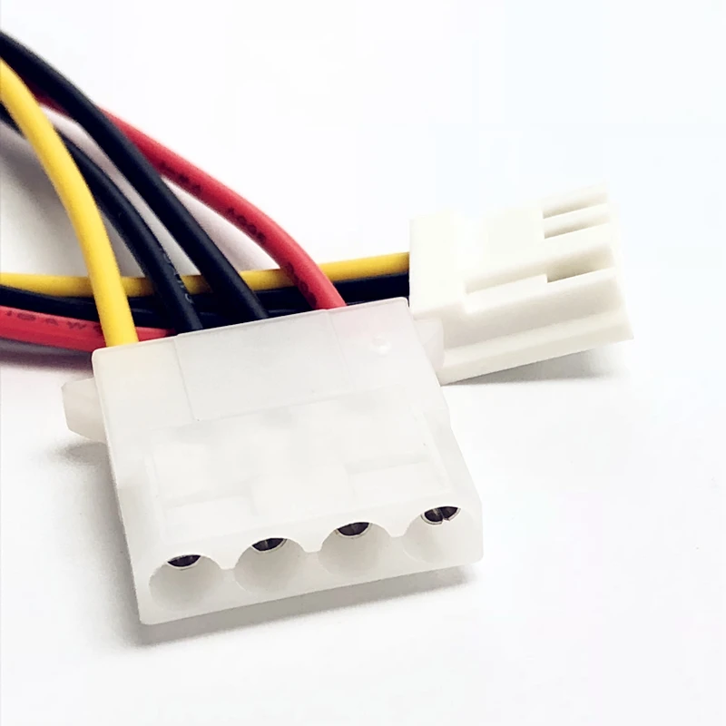 Кабель питания 18AWG 4Pin Molex IDE Female To Small 2 54 мм адаптер для гибких дисков шнур ПК 20/50 см -