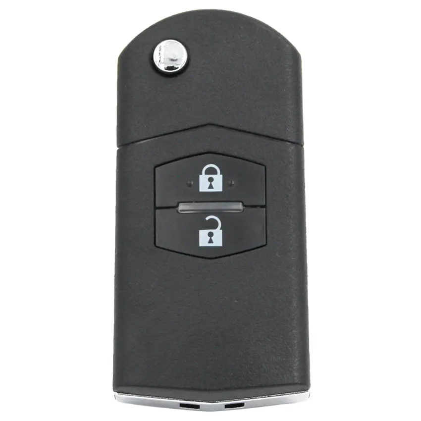 Улучшенная флип-карта с двумя кнопками 433 МГц 4D63 для Mazda 2 3 6 CX7 CX9 RX8 модель Visteon No. 41521