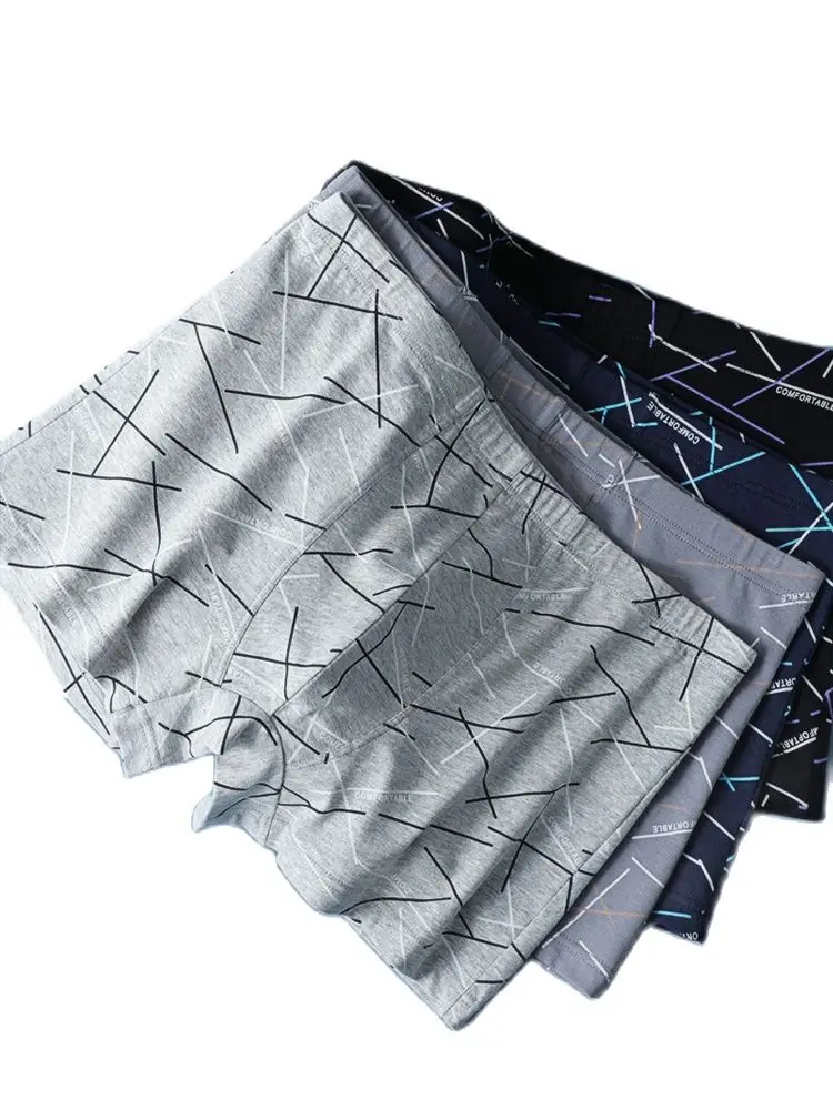 

Men's Boxers Summer Cotton Underwear Men New Trend Of The Thin Strong Personality Boy Type Sports Shorts