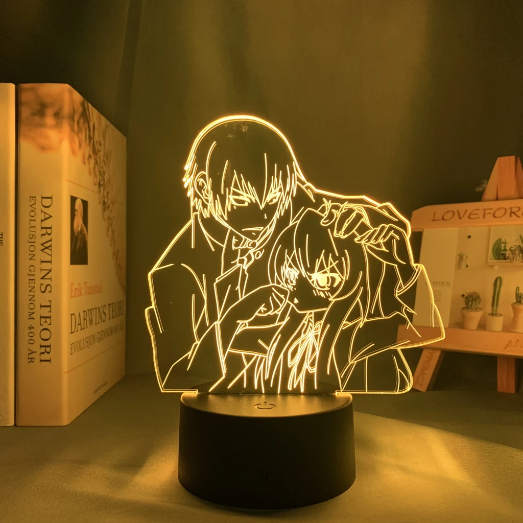 

Anime Led Light Toradora TIGER X DRAGON for Children's Room Decor Night Light Kid Bithday Gift Manga Toradora 3d Lamp Bedroom