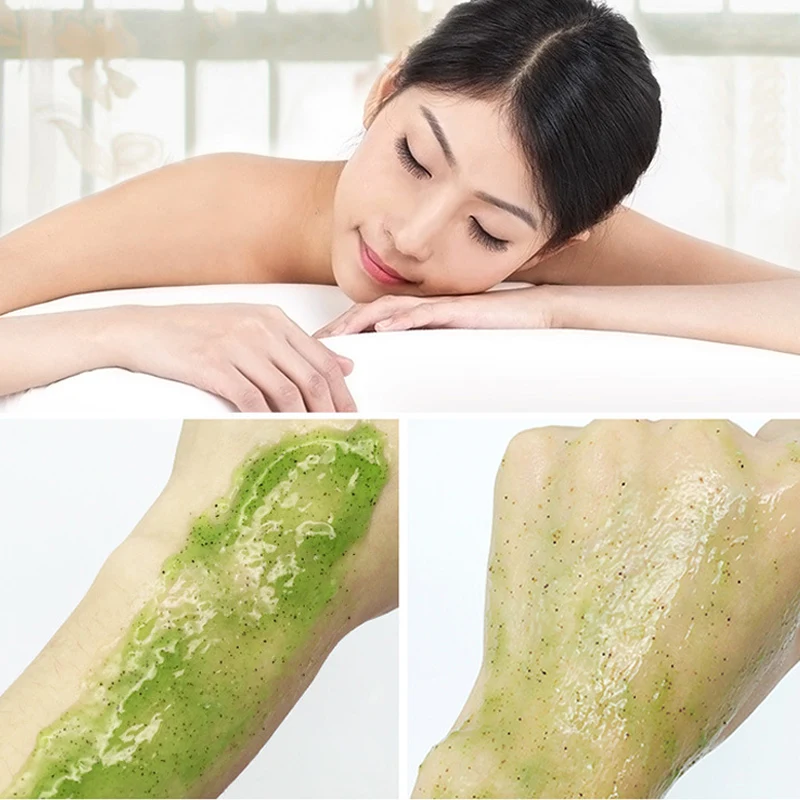 

Cucumber Hydrating Body Scrub Exfoliating Dead Skin Removal Deep Cleaning Moisturizing MH88