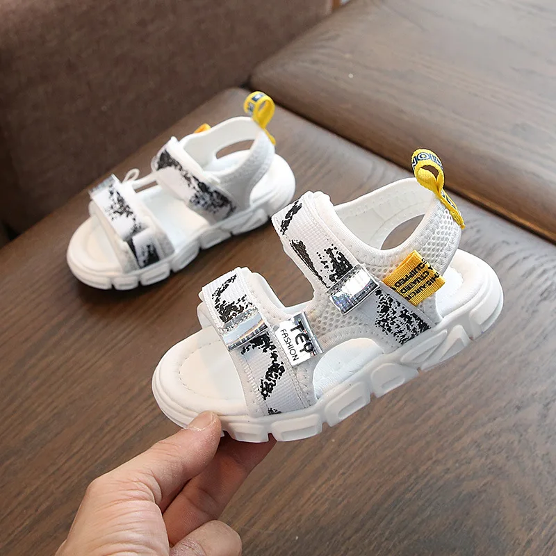 Детские сандалии детская обувь лето 2019 новинка для малышей маленьких мальчиков |