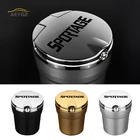 Пепельница для KIA Sportage 3 4 QL 2011-2018 2019 2020, декоративная автомобильная пепельница со светодиодсветильник кой, средство для удаления дыма в путешествии, автомобильные аксессуары