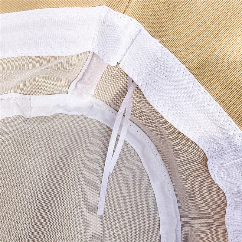 

Summer Houndstooth Basin Hat individuality Beach Bucket Cap Breathable Fisherman Hats With Rope Comfortable Panama