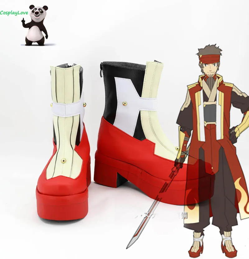 

Sword Art Online Ordinal Scale Klein Ryoutarou Tsuboi Movie Red Cosplay Shoes Cosplay Boots