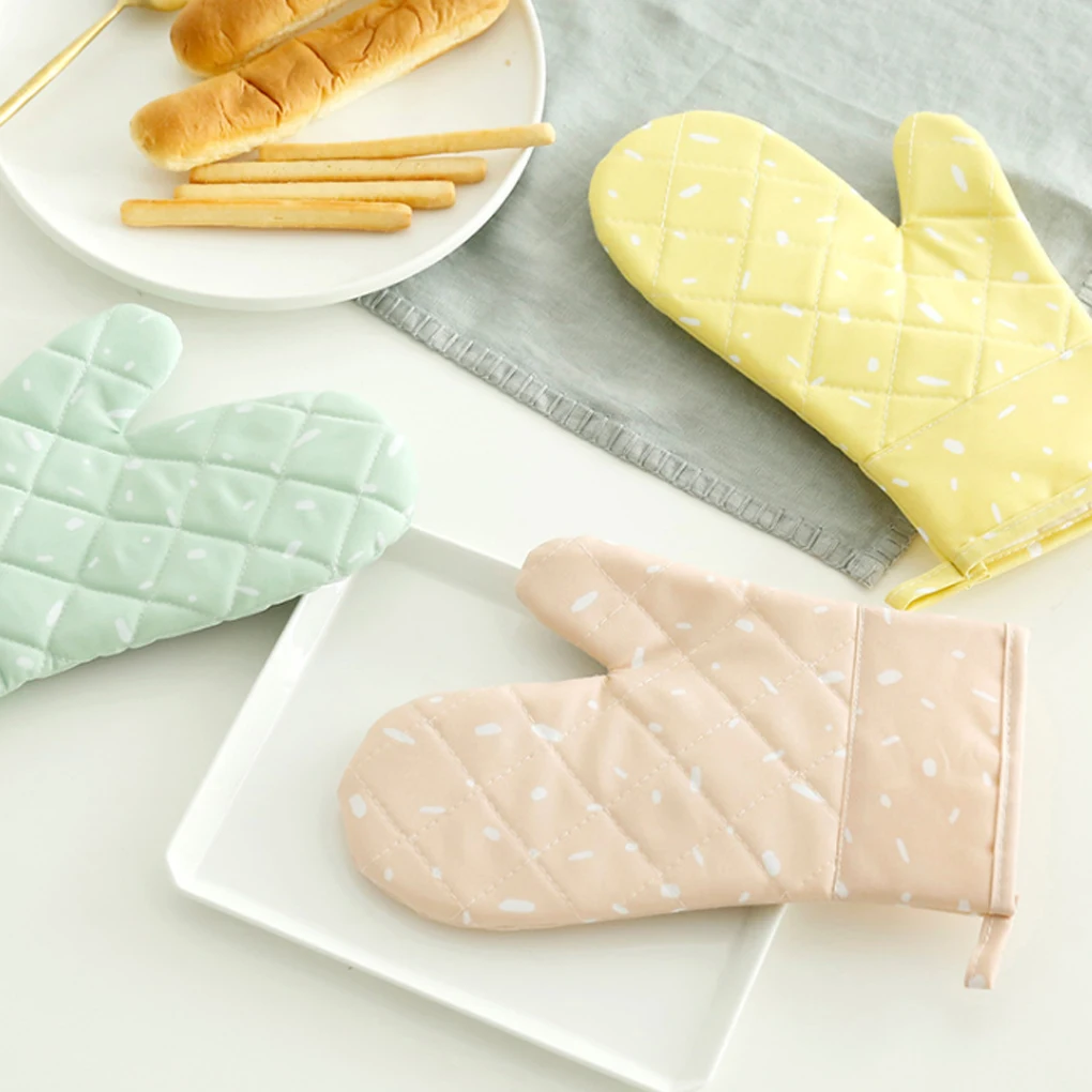 

1 пара микроволновая печь перчатки для барбекю печь выпечки машина горячего Прихватки для кастрюль Пособия по кулинарии термостойкие Кухня...