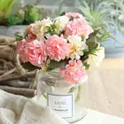 Искусственный шар, хризантема, небольшой букет, сделай сам, Свадебный букет невесты, украшение стола для дома, искусственный цветок, подарок на день рождения