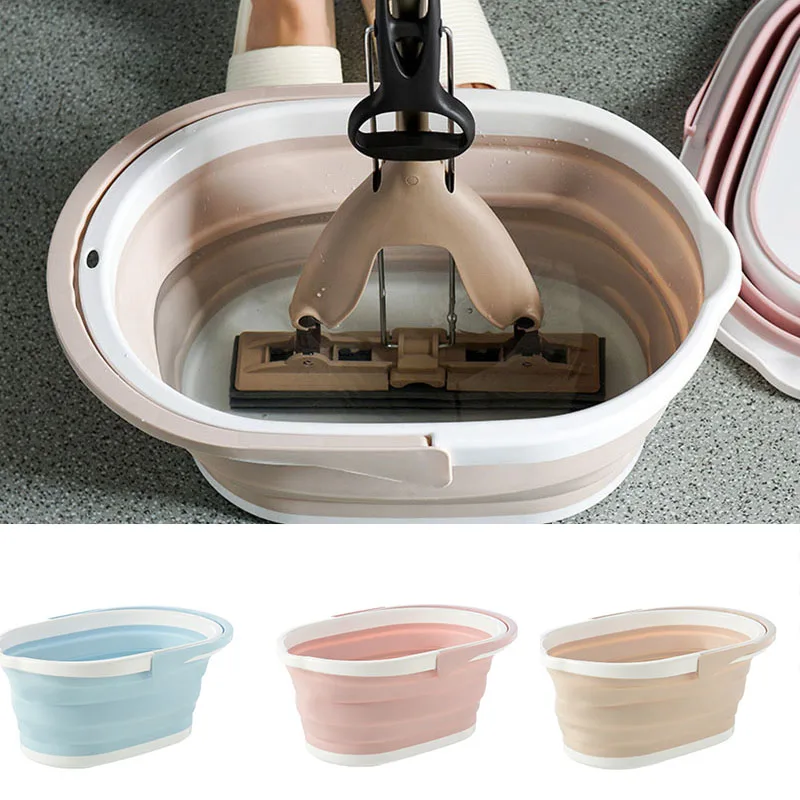 Высокое качество складная швабра ведро складной портативный умывальник Dishpan с