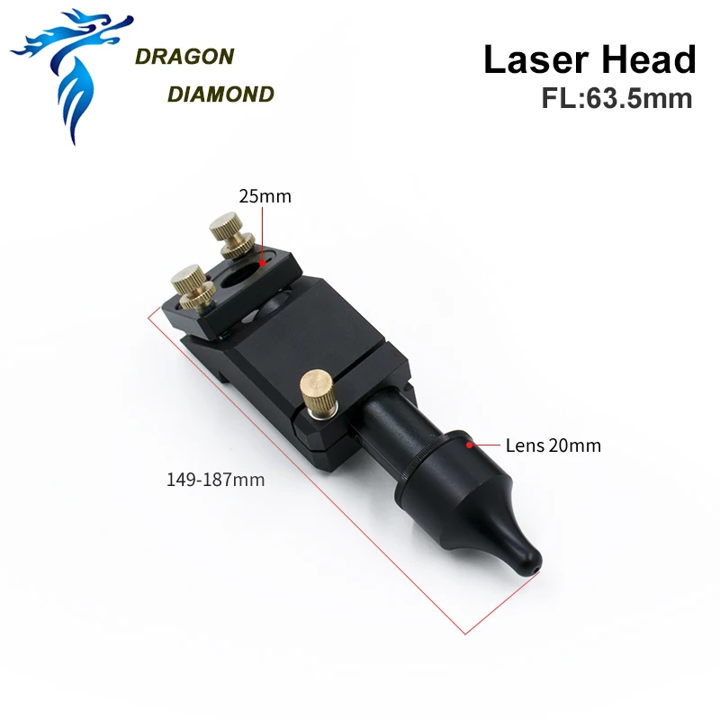 Набор лазерных головок лазерный гравер B 3 шт. зеркальные линзы 25 мм + 1 ZnSe