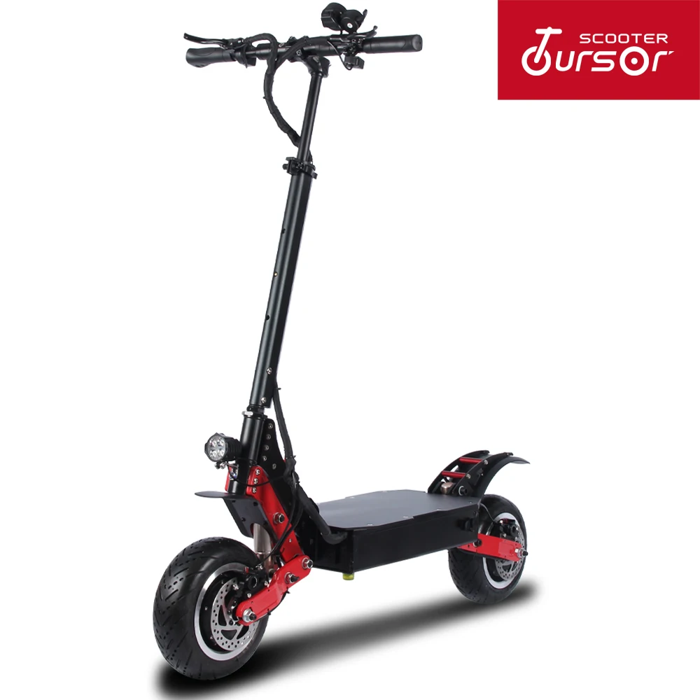 

TOURSOR Powerful Electric Scooter 60V 3200W 11inch Off Road Big Wheel fast charge Motor e scooter kick Foldable adults Scooters