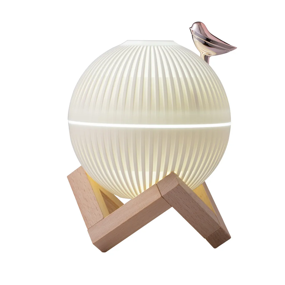 

330 мл USB ультразвуковой увлажнитель с прохладным туманом и теплой светодиодной лампой, мини-диффузор аромата для дома, детской комнаты, увлажнитель воздуха