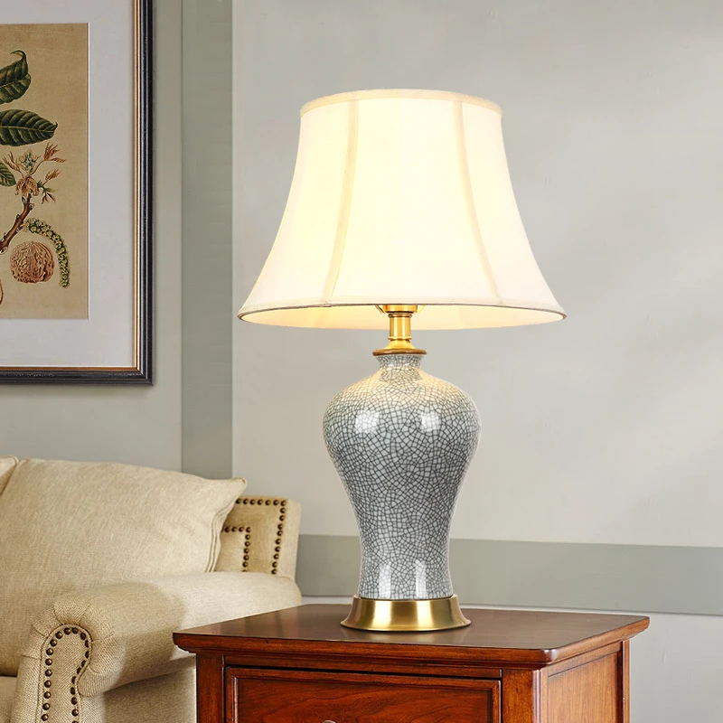 Классический настольный светильник для чтения Керамическая Настольная лампа
