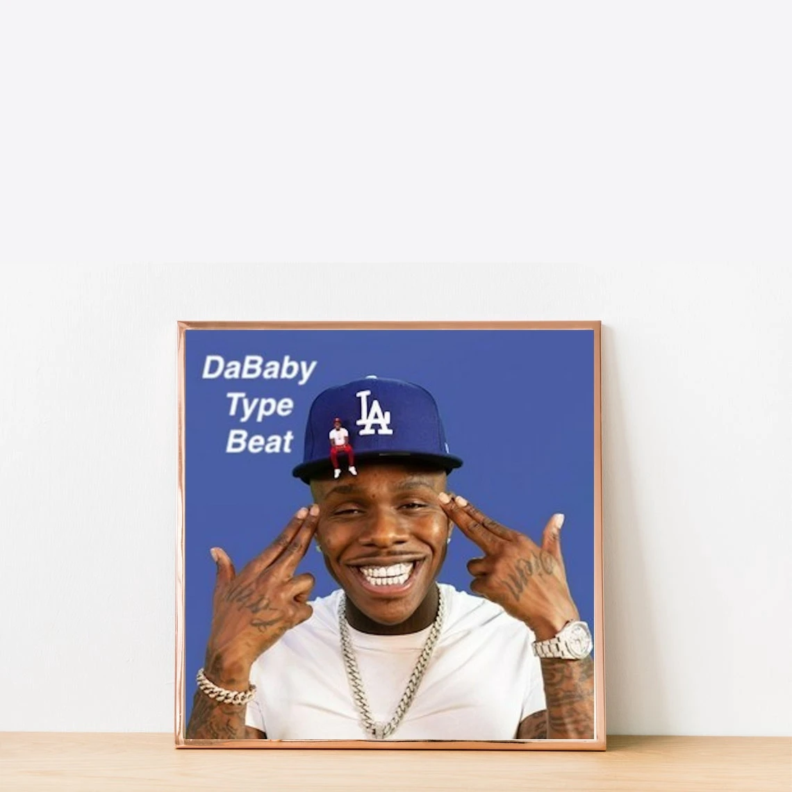 Дабай - baby on Обложка музыкального альбома Холст Плакат Рэп Звезда Поп Рок Певица