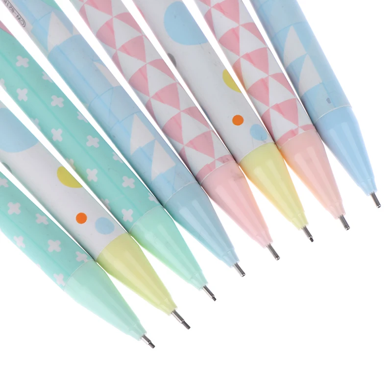 

2pcs 0.5mm/0.7mm Candy Color Mechanical Pencil Cute Automatic Pens For Writing Girls Gifts Kawaii Stationery Office
