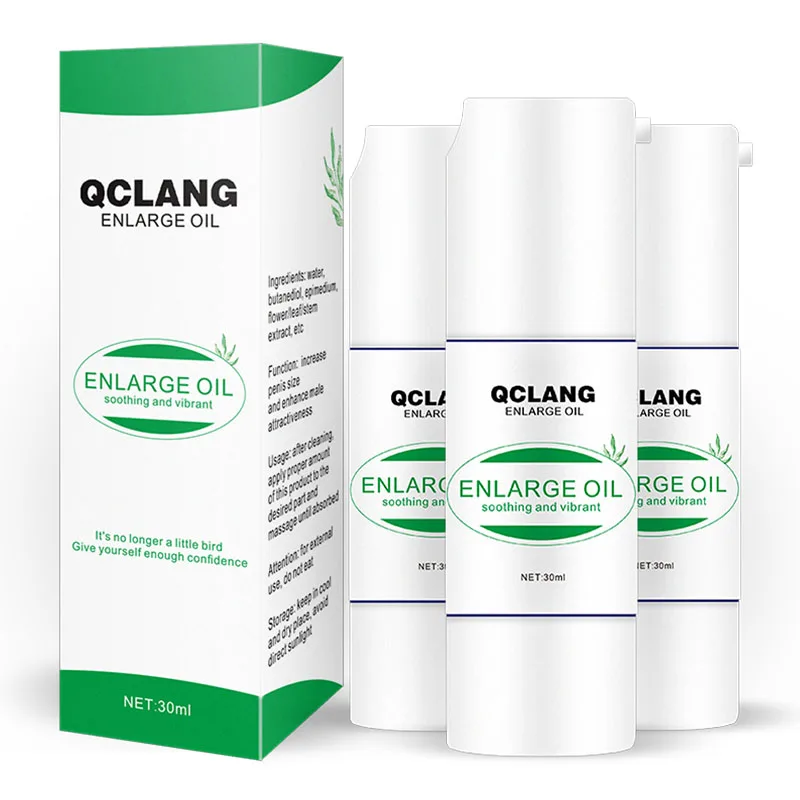 Крем для увеличения пениса QCLANG гель с эфирным маслом помогает мужскому росту
