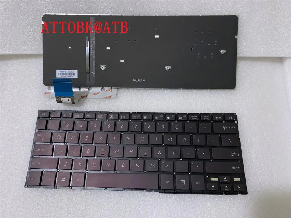 Новая английская/испанская клавиатура для ноутбука Asus UX330U ux330u UX330UA