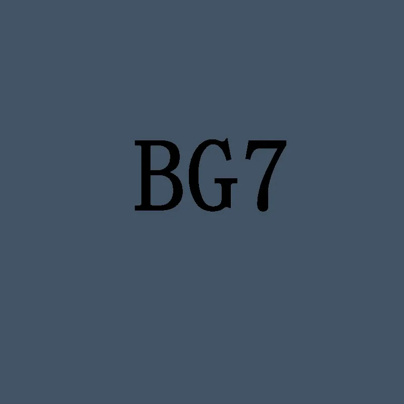 BG7 1 шт., 168 цветов, эскизный маркер, маслянистая художественная школьная Ручка, двуглавый, товары для рукоделия, маркеры для рисования, маркеры, набор, манга - Цвет: BG7