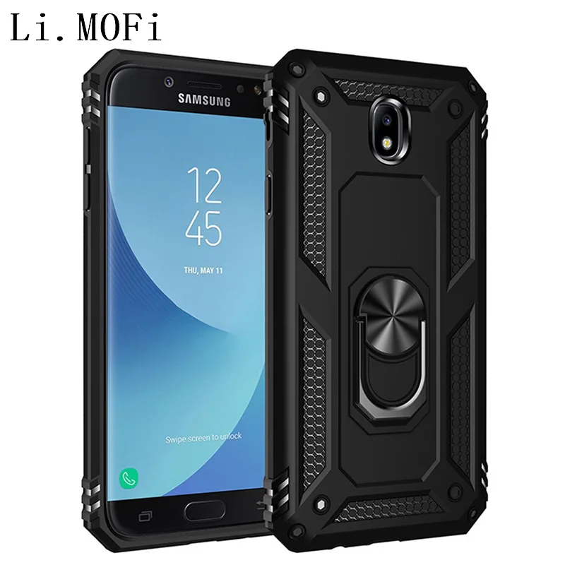 Чехол с магнитным кольцом держателем для Samsung Galaxy J7 2017 Pro J730|Бамперы| |