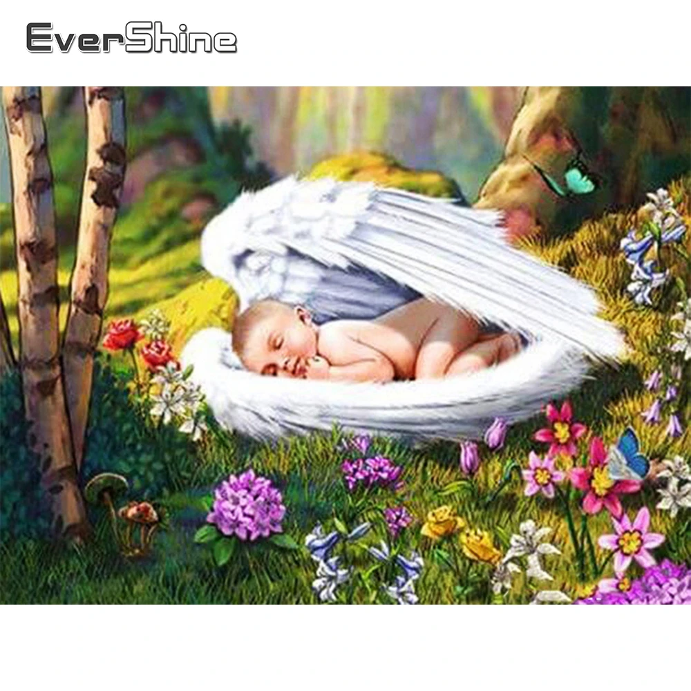Evershine алмазная вышивка ангел картина стразы подарок ручной работы мозаика