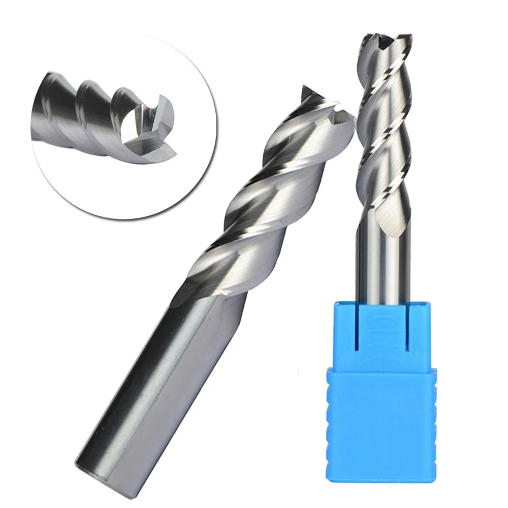 

D12-12-75-n Solid Tungsten Carbide 3 Flute Router Cutter End Mill CNC Milling