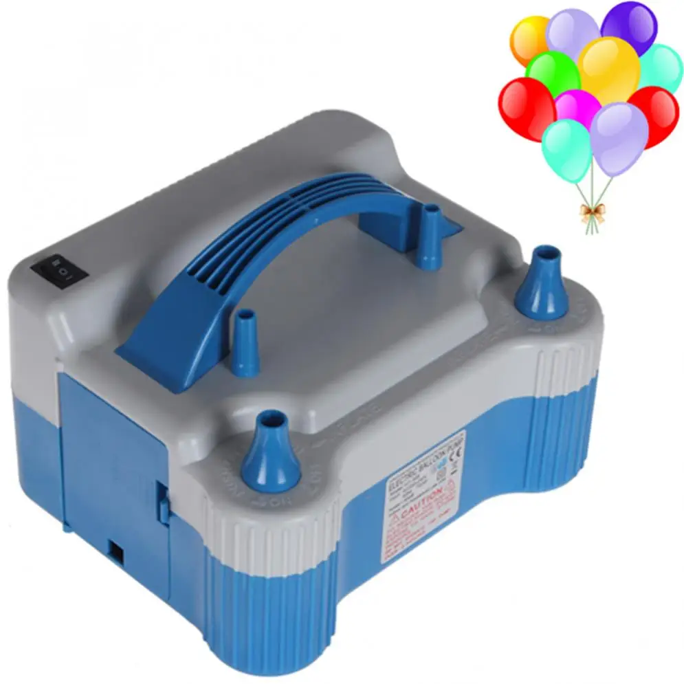 680W Household Balloon Inflator Electric Air Balloon Pump with Two Nozzles