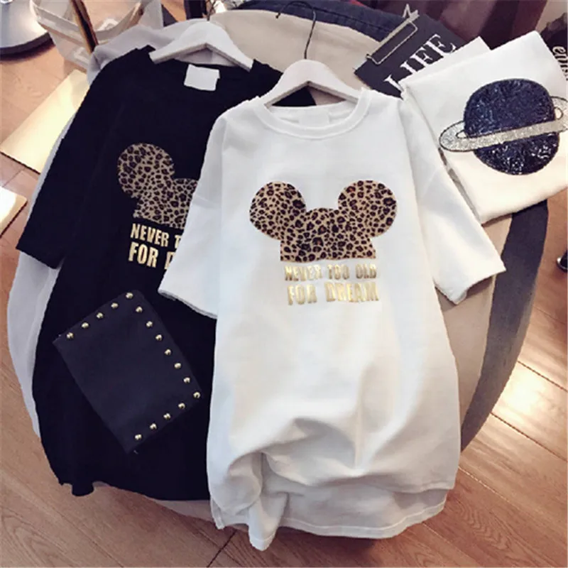 Минни Микки Маус женские платья с героями мультфильмов размера плюс короткие