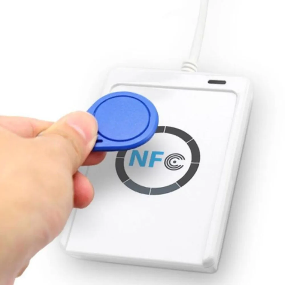 ACR122U NFC RFID считыватель смарт-карт Писатель Копир Дубликатор записываемый клон программное обеспечение USB для ISO14443 протокол S50